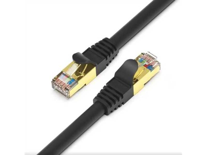 Cat7 Kablo 5 MT Siyah S/FTP RJ45 Ethernet Cat7 Kablo 5 MT Siyah S/FTP RJ45 Ethernet