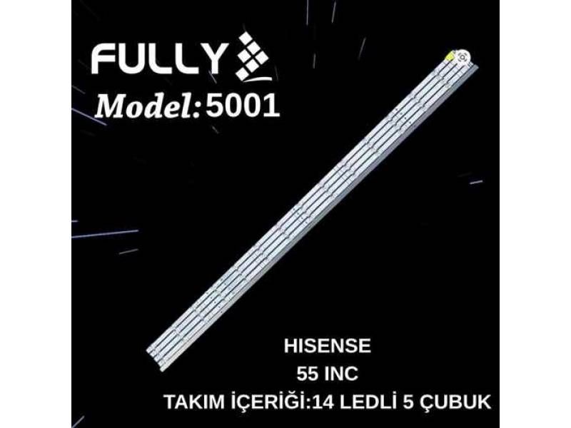 FULLY-SET-5001 HISENSE 55 INC CRH-BT55X330301 5 ÇUBUK 14 LED TV LED BAR