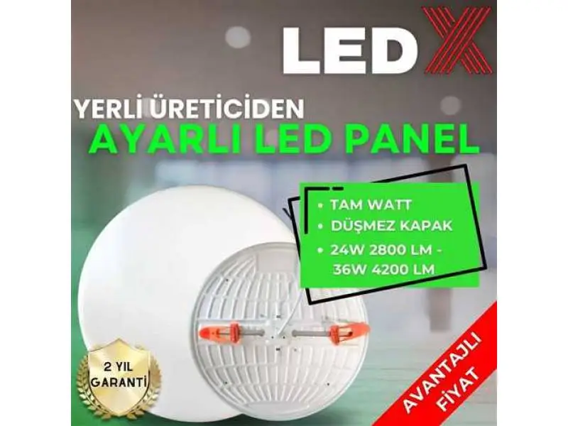 36W Ayarlı Panel Led 36W Ayarlı Panel Led