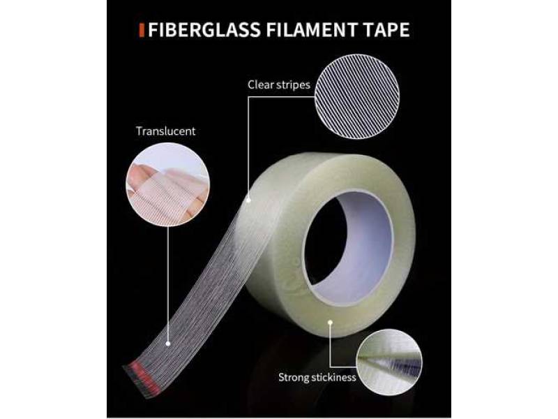 10MM İpli Montaj Bantı - Lifli Flament Bant 50MT 10MM İpli Montaj Bantı - Lifli Flament Bant 50MT