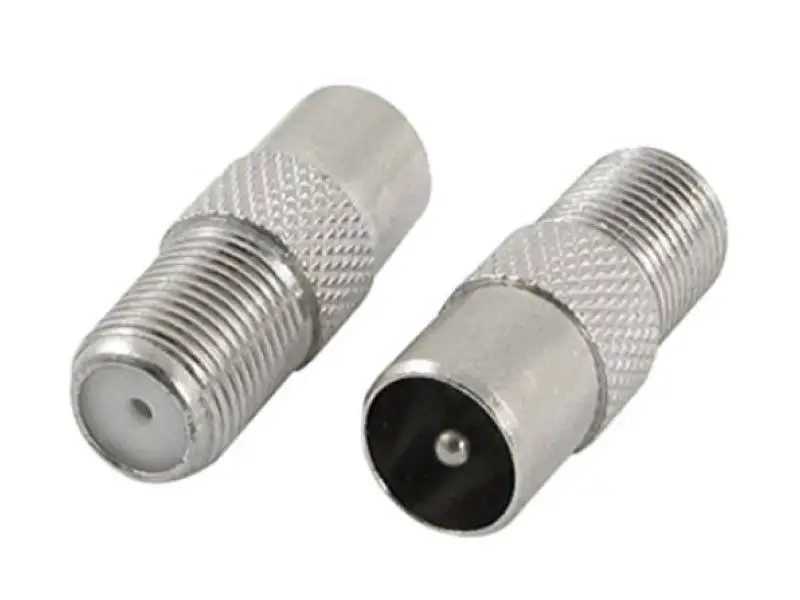 F Konnektör Dişi Anten Fiş 60 Ohm Erkek Dönüştürücü Jak F Konnektör Dişi Anten Fiş 60 Ohm Erkek Dönüştürücü Jak