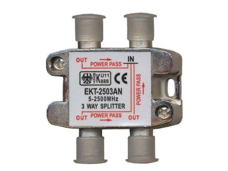 3'lü Anten Splitter Powerpass
