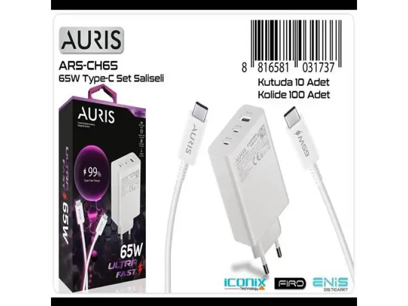CH65 TYPE-C 65W ŞARJ KABLOSU CH65 TYPE-C 65W ŞARJ KABLOSU