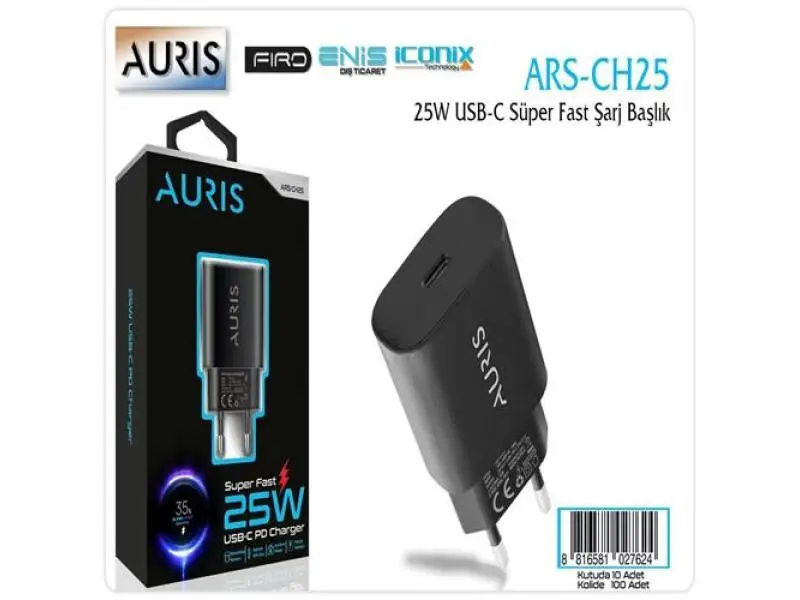 Aurıs CH25 PD ADAPTÖR 25 W KAFA Aurıs CH25 PD ADAPTÖR 25 W KAFA