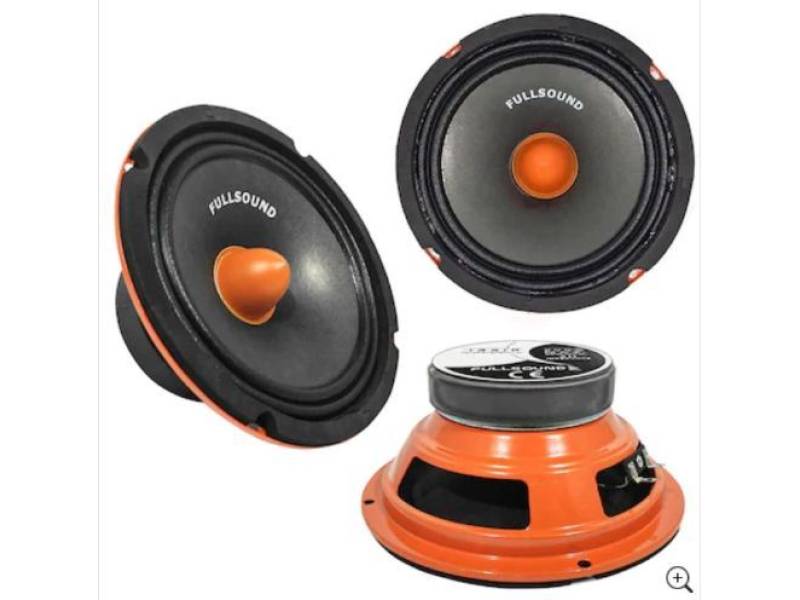 Fullsound 16cm Midrange 200w Oto Hoparlör Araç Kapı Hoparlörü 2'li Takım