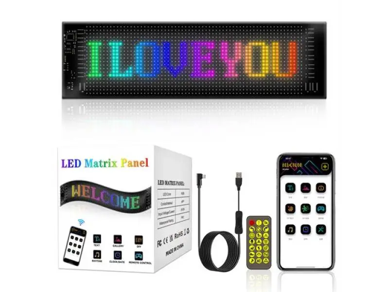 20X64 CAMA YAPIŞAN MATRIX PANEL LED EKRAN 20X64 CAMA YAPIŞAN MATRIX PANEL LED EKRAN