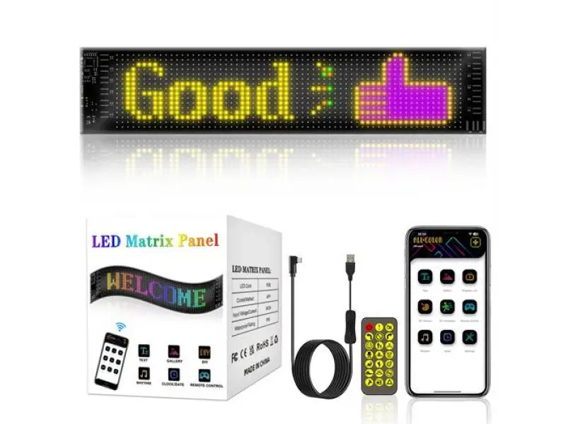 16X64 CAMA YAPIŞAN MATRIX PANEL LED EKRAN 16X64 CAMA YAPIŞAN MATRIX PANEL LED EKRAN