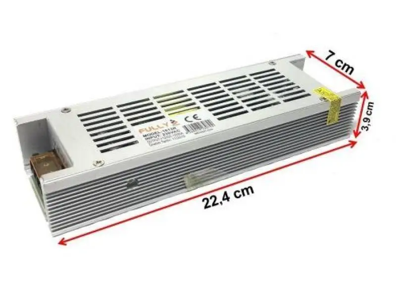 12V 20A Metal Kasa Slim Adaptör 12V 20A Metal Kasa Slim Adaptör