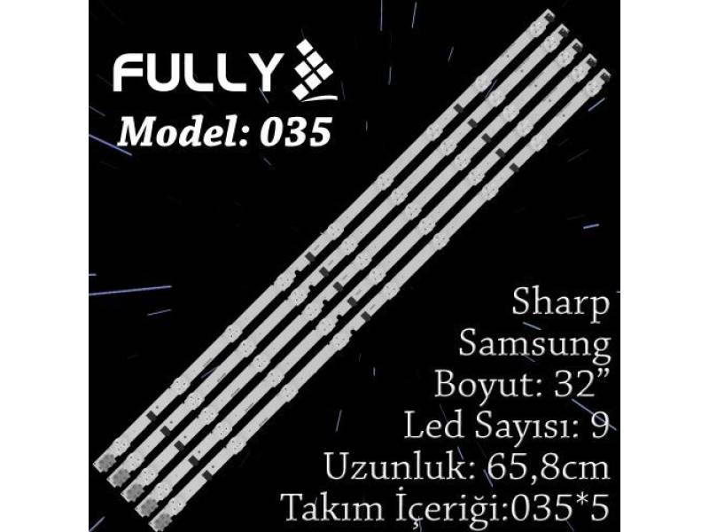 FULLY- SET-035 SAMSUNG 32 INC 5 ADET (SET) TV LED BAR FULLY- SET-035 SAMSUNG 32 INC 5 ADET (SET) TV LED BAR