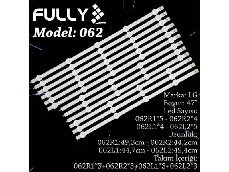 FULLY-SET-062 LG 47 INC 3*L1+3*L2+3*R1+3*R2 12 ADET (SET) TV LED BAR FULLY-SET-062 LG 47 INC 3*L1+3*L2+3*R1+3*R2 12 ADET (SET) TV LED BAR