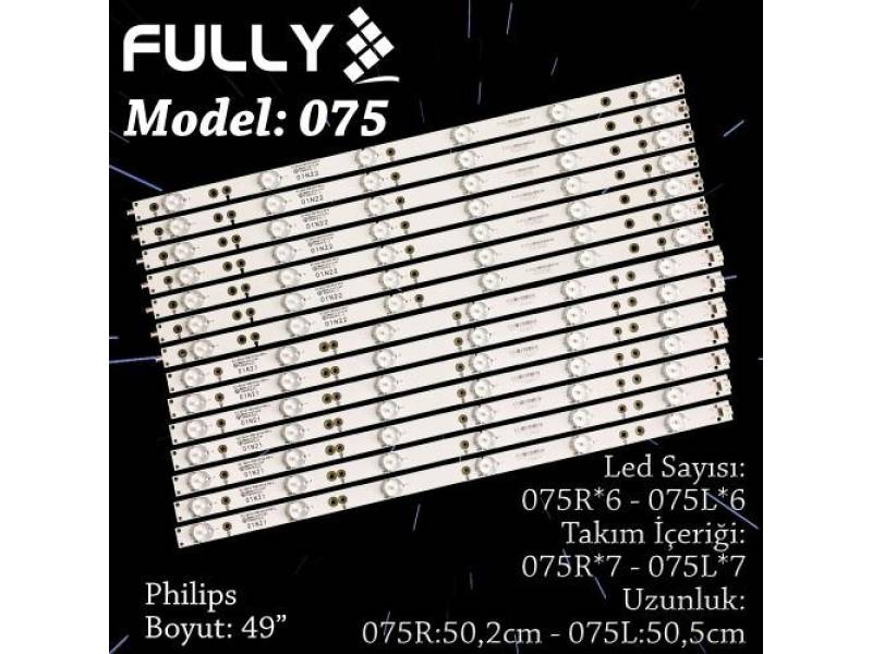 FULLY-SET-075 PHILIPS 49 INC 7R+7L ADET (SET) TV LED BAR FULLY-SET-075 PHILIPS 49 INC 7R+7L ADET (SET) TV LED BAR