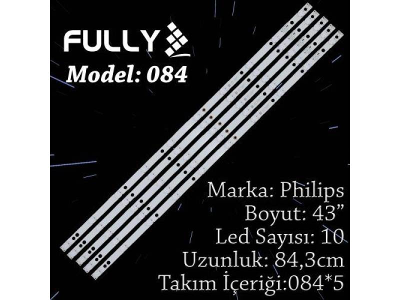 FULLY-SET-084 PHILIPS 43 INC 5 ADET (SET) TV LED BAR FULLY-SET-084 PHILIPS 43 INC 5 ADET (SET) TV LED BAR