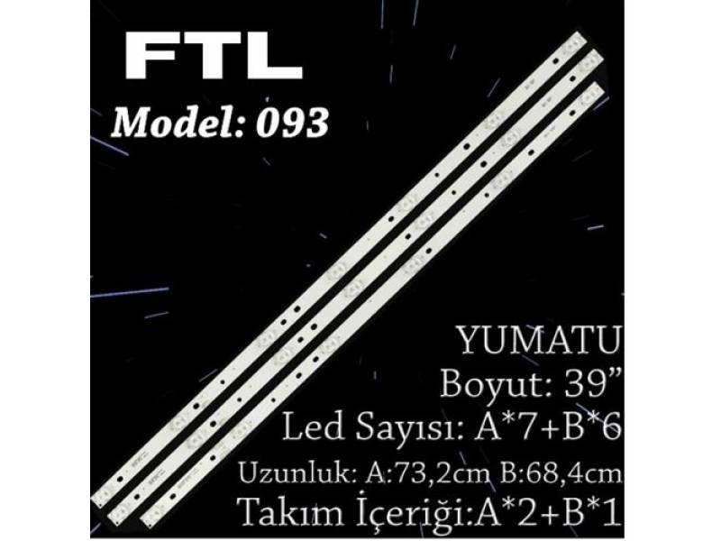 FTL SET-093 YUMATU 39INC 2*7LED+ 1*6LED 3 ADET (SET) TV LED BAR