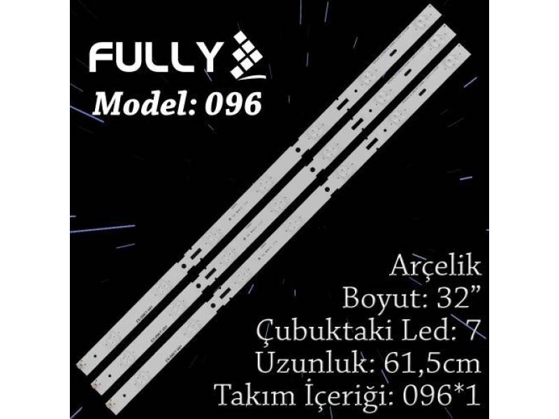 FULLY-SET-096 Arçelik/Beko/Grundıng 32 INC 3 ADET (SET) TV LED BAR FULLY-SET-096 Arçelik/Beko/Grundıng 32 INC 3 ADET (SET) TV LED BAR