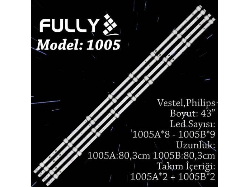 FULLY-SET-1005 VESTEL 43 INC 2A+2B ADET (SET) TV LED BAR FULLY-SET-1005 VESTEL 43 INC 2A+2B ADET (SET) TV LED BAR