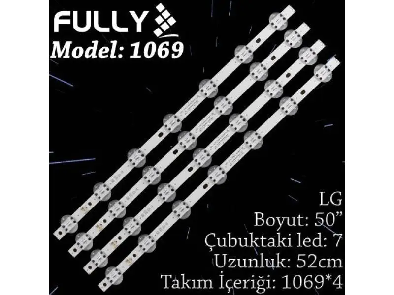 FULLY SET-1069 LG 50 INC 4 ADET (SET) TV LED BAR FULLY SET-1069 LG 50 INC 4 ADET (SET) TV LED BAR