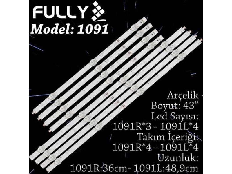 FULLY-SET-1091 ARÇELİK 43 INC 4L+4R ADET (SET) TV LED BAR FULLY-SET-1091 ARÇELİK 43 INC 4L+4R ADET (SET) TV LED BAR