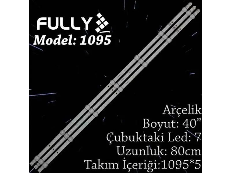 FULLY SET-1095 SAMSUNG 40 INC 3  ADET (SET) TV LED BAR