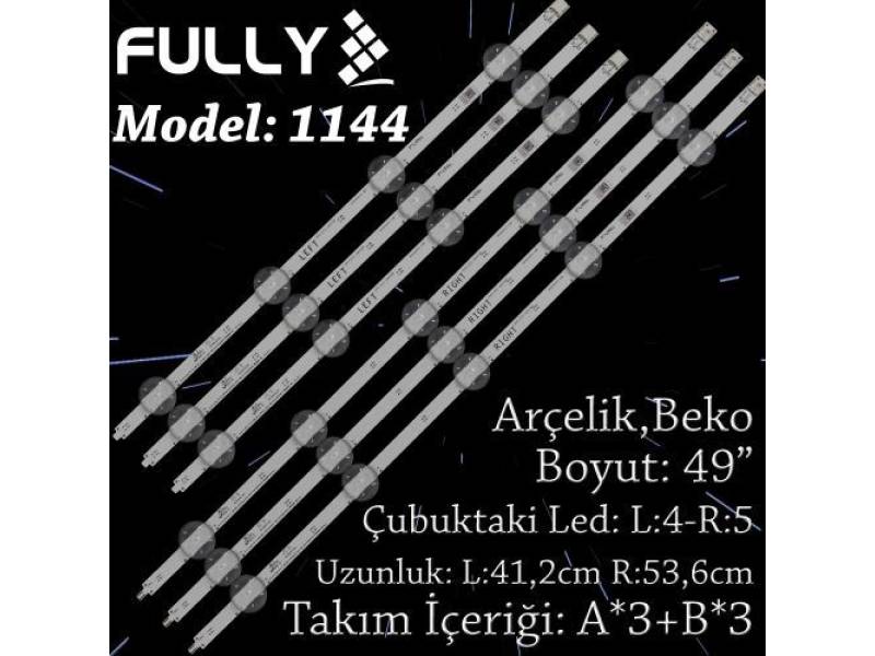 FULLY-SET-1144 Arçelik/Beko 49 INC 3L+3R ADET (SET) TV LED BAR FULLY-SET-1144 Arçelik/Beko 49 INC 3L+3R ADET (SET) TV LED BAR