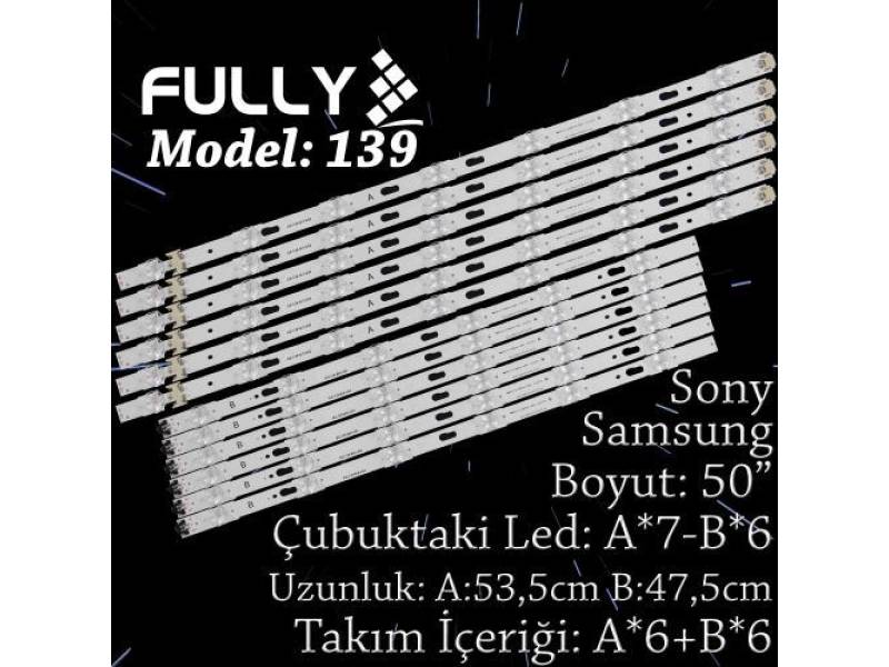 FULLY SET-139 SAMSUNG/SONY 50 INC 6A+6B ADET (SET) TV LED BAR FULLY SET-139 SAMSUNG/SONY 50 INC 6A+6B ADET (SET) TV LED BAR