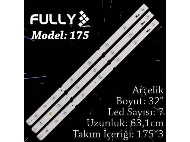 FULLY SET-175 SAMSUNG 32 INC 3 ADET (SET) TV LED BAR FULLY SET-175 SAMSUNG 32 INC 3 ADET (SET) TV LED BAR
