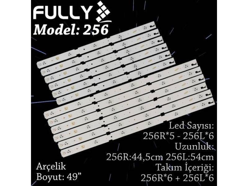 FULLY SET-256 SAMSUNG 49 INC 6R+6L ADET (SET) TV LED BAR
