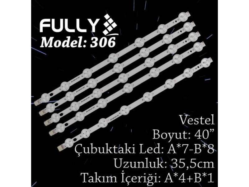FULLY- SET-306 VESTEL 40 INC 4A+1*B ADET (SET) TV LED BAR FULLY- SET-306 VESTEL 40 INC 4A+1*B ADET (SET) TV LED BAR