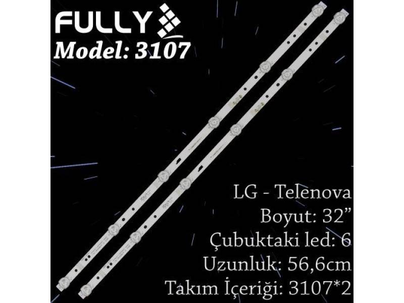 FULLY SET-3107 LG/TELENOVA 32 INC 2  ADET (SET) TV LED BAR