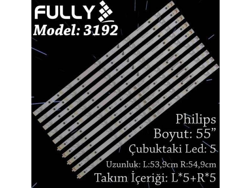FULLY- SET-3192 PHILIPS 55 INC 5L+5R ADET (SET) TV LED BAR FULLY- SET-3192 PHILIPS 55 INC 5L+5R ADET (SET) TV LED BAR