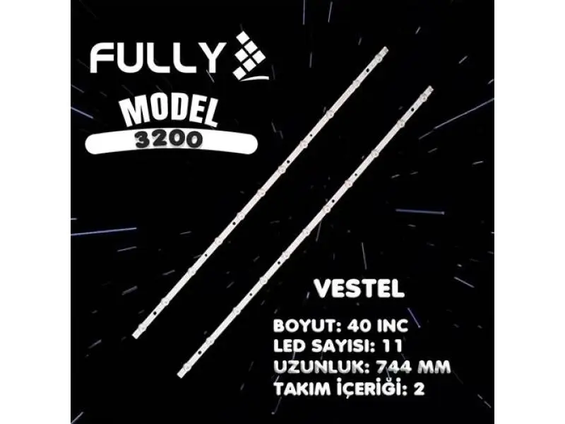 FULLY-SET-3200-VESTEL40U9500, 40U9400, 40F9510, 40R654FC 40LL3A63DT, 40F8400E, 40F9500, 40F8500, 17DLB40NER5 TV LED BAR FULLY-SET-3200-VESTEL40U9500, 40U9400, 40F9510, 40R654FC 40LL3A63DT, 40F8400E, 40F9500, 40F8500, 17DLB40NER5 TV LED BAR