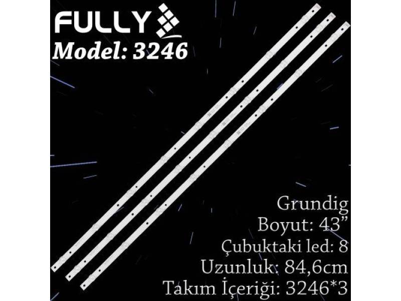FULLY SET-3246 BEKO 43 INC 3 ADET (SET) TV LED BAR FULLY SET-3246 BEKO 43 INC 3 ADET (SET) TV LED BAR