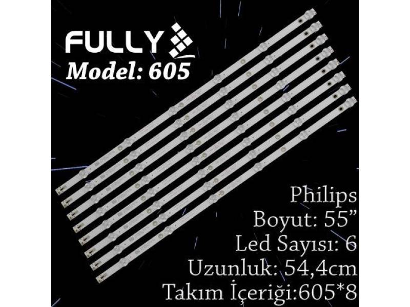 FULLY SET-605 AWOX 6V 55 INC 8 ADET (SET) TV LED BAR FULLY SET-605 AWOX 6V 55 INC 8 ADET (SET) TV LED BAR