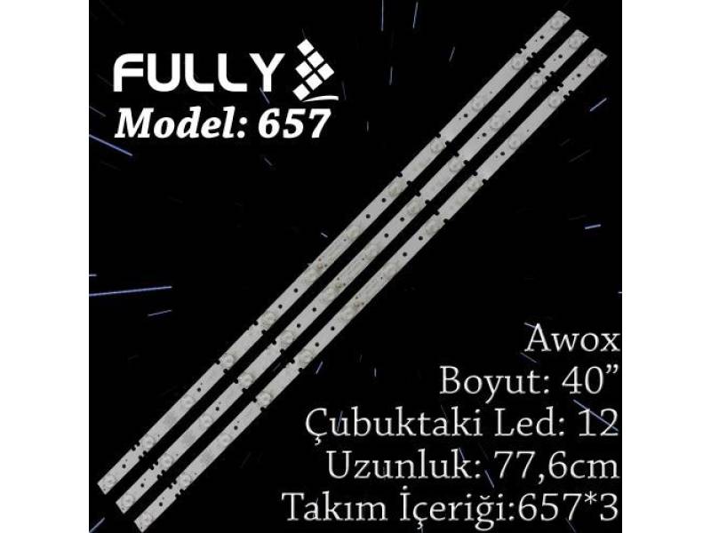 FULLY SET-657 AWOX 40 INC 3 ADET (SET) TV LED BAR FULLY SET-657 AWOX 40 INC 3 ADET (SET) TV LED BAR