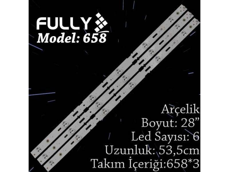 FULLY- SET-658 SAMSUNG/ARÇELİK 28 INC 3 ADET (SET) TV LED BAR FULLY- SET-658 SAMSUNG/ARÇELİK 28 INC 3 ADET (SET) TV LED BAR