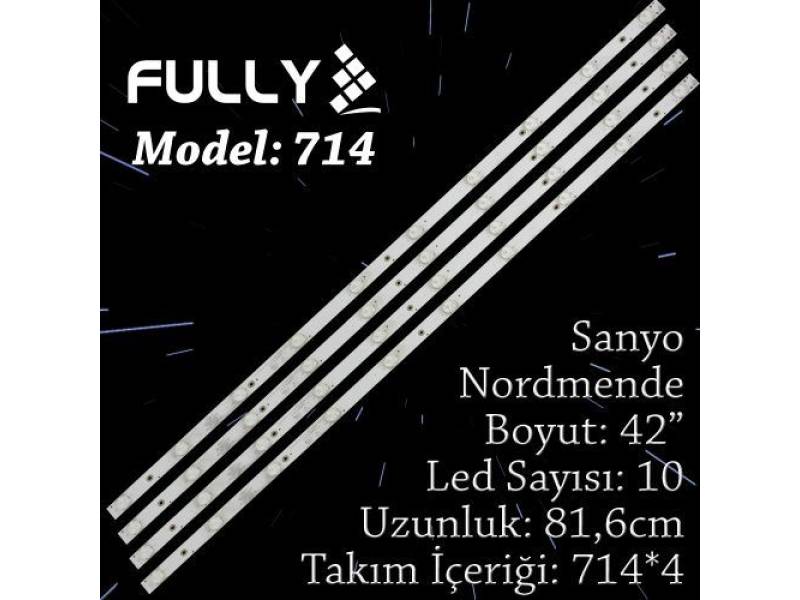 FULLY- SET-714 SANYO 42 INC 4 ADET (SET) TV LED BAR FULLY- SET-714 SANYO 42 INC 4 ADET (SET) TV LED BAR