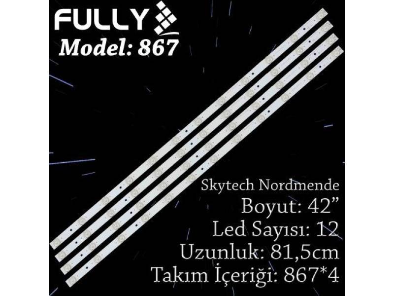 FULLY SET-867 SKYWORTH 42 INC 4 ADET (SET) TV LED BAR FULLY SET-867 SKYWORTH 42 INC 4 ADET (SET) TV LED BAR