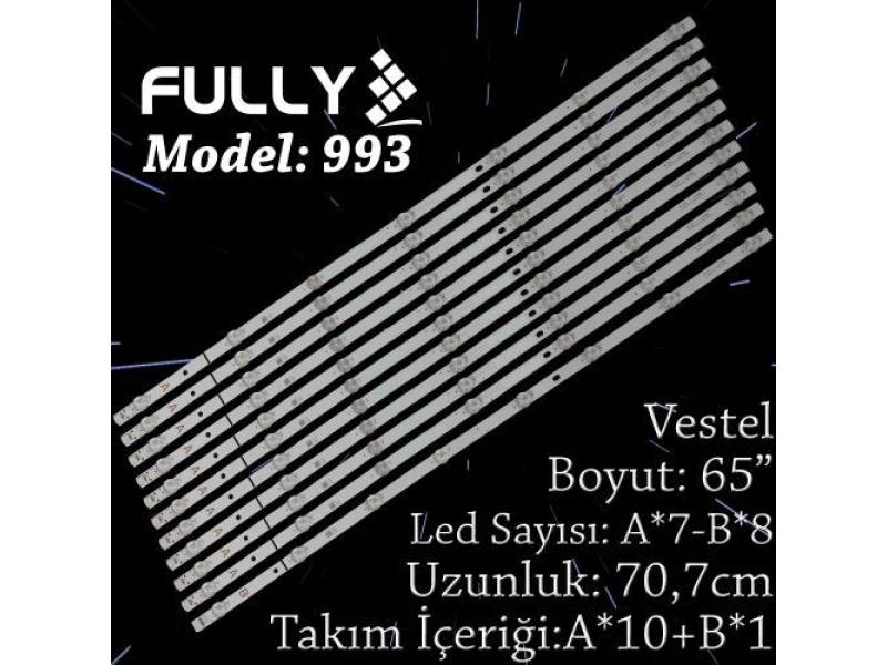 FULLY SET-993 VESTEL 65 INC 10A+1B ADET (SET) TV LED BAR FULLY SET-993 VESTEL 65 INC 10A+1B ADET (SET) TV LED BAR