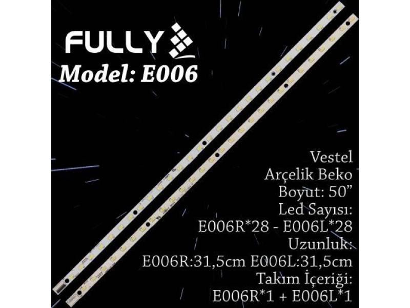 FULLY-SET-ELED-006 VESTEL/ARÇELİK/PHILIPS 50 INC 1L+1R ADET (SET) TV LED BAR FULLY-SET-ELED-006 VESTEL/ARÇELİK/PHILIPS 50 INC 1L+1R ADET (SET) TV LED BAR
