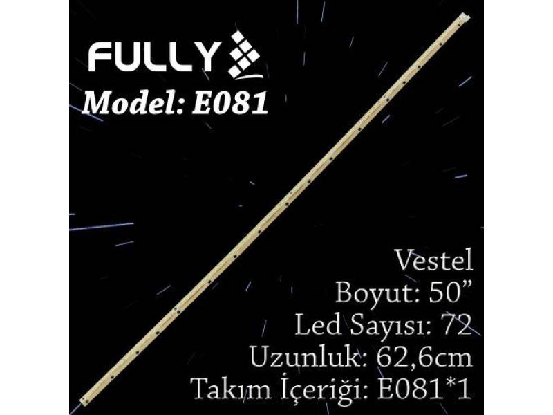 FULLY-ELED-081 VESTEL 50 INC 1 ADET (SET) TV LED BAR FULLY-ELED-081 VESTEL 50 INC 1 ADET (SET) TV LED BAR