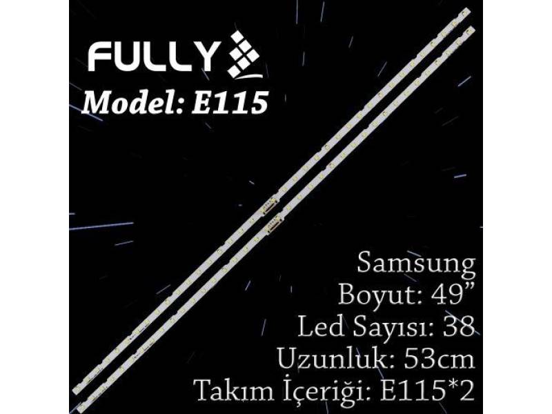 FULLY--ELED-115 SAMSUNG 49 INC 2 ADET (SET) TV LED BAR FULLY--ELED-115 SAMSUNG 49 INC 2 ADET (SET) TV LED BAR