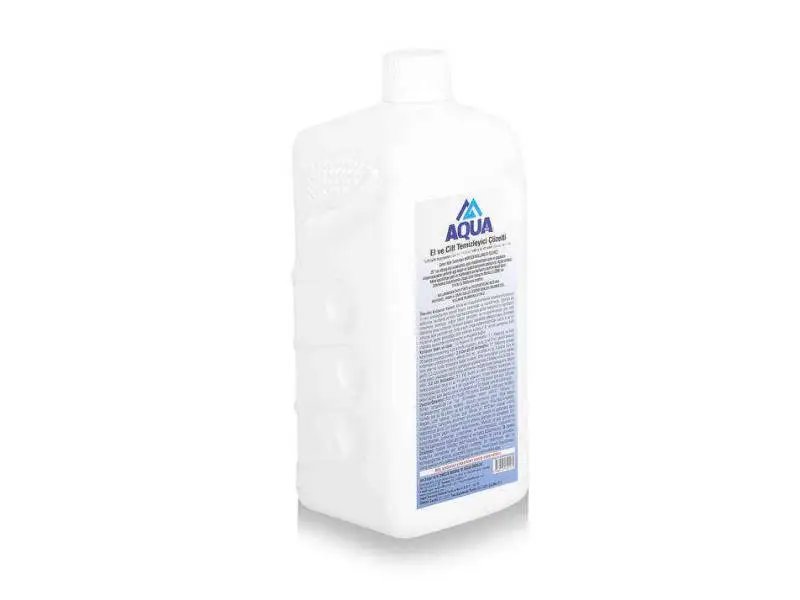 Aqua Alkol Bazlı El ve Cilt Dezenfektanı 1 Litre Aqua Alkol Bazlı El ve Cilt Dezenfektanı 1 Litre