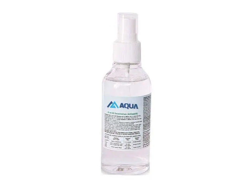 Aqua Alkol Bazlı El ve Cilt Dezenfektanı 100 ML Aqua Alkol Bazlı El ve Cilt Dezenfektanı 100 ML
