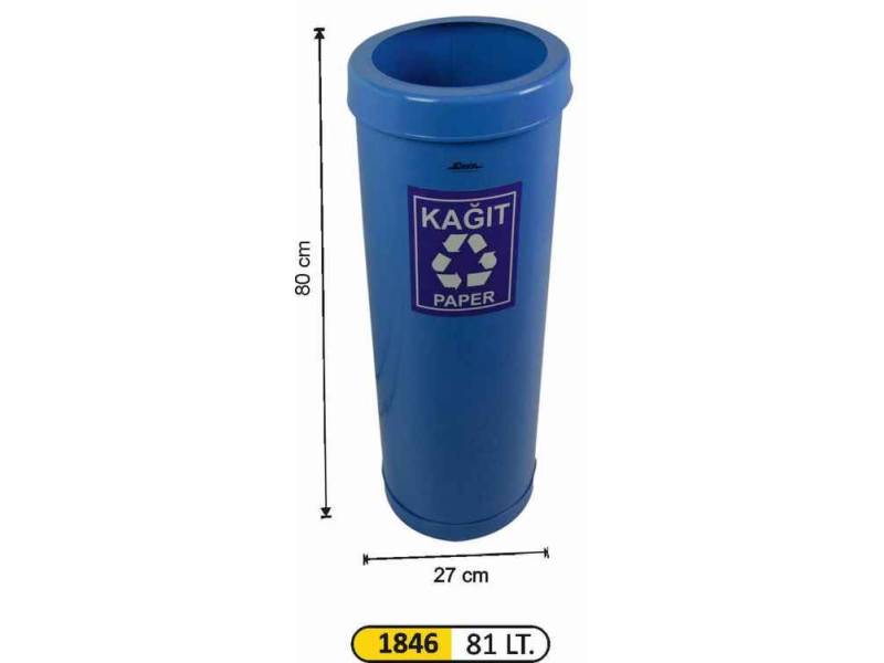 Arı Metal 1846 Geri Dönüşüm Kovası Boyalı Çemberli