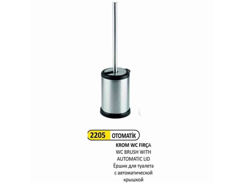 Arı Metal 2205 Wc Klozet Fırçası Otomatik Kapaklı