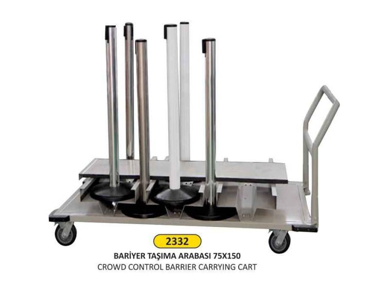 Arı Metal 2332 Bariyer Taşıma Arabası