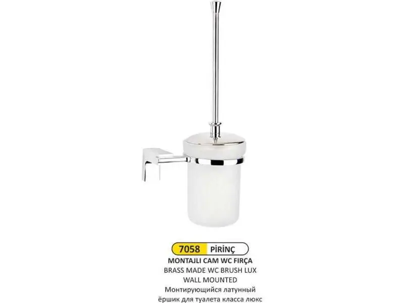 Arı Metal 7058 Wc Klozet Fırçası Lüks Prinç Montajlı Arı Metal 7058 Wc Klozet Fırçası Lüks Prinç Montajlı