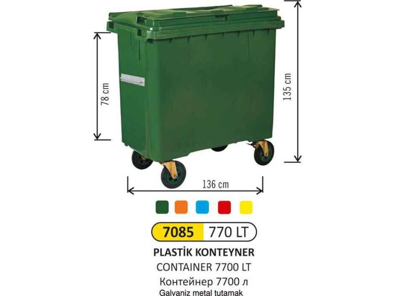 Arı Metal 7085 Konteyner 770 Litre