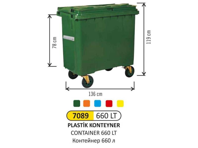 Arı Metal 7089 Konteyner 660 Litre