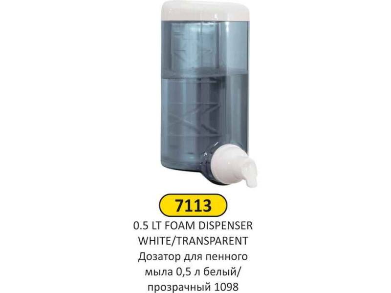 Arı Metal 7113 Köpük Sabunluk 500 ML Beyaz Şeffaf