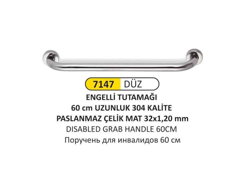 Arı Metal 7147 Engelli Tutunma Barı 60 Cm